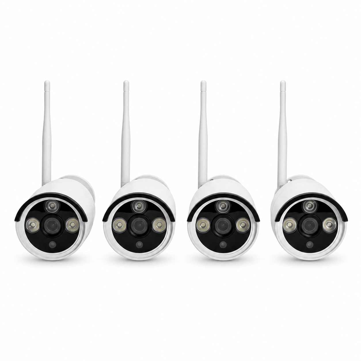 WiFi NVR Set sa 4 Kamere &ndash; Bežični Video Nadzor, IP66 Za&scaron;tita i H.265 (JT-8906ZL3-4)