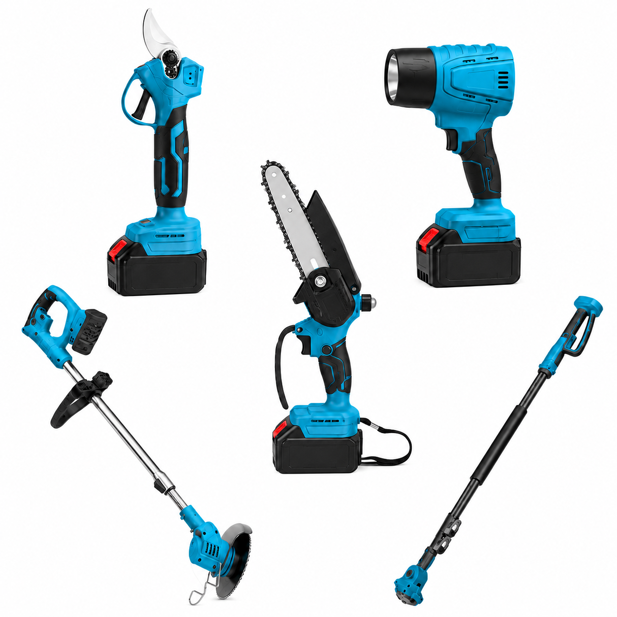 Akumulatorski ba&scaron;tenski set alata 5u1 48V
