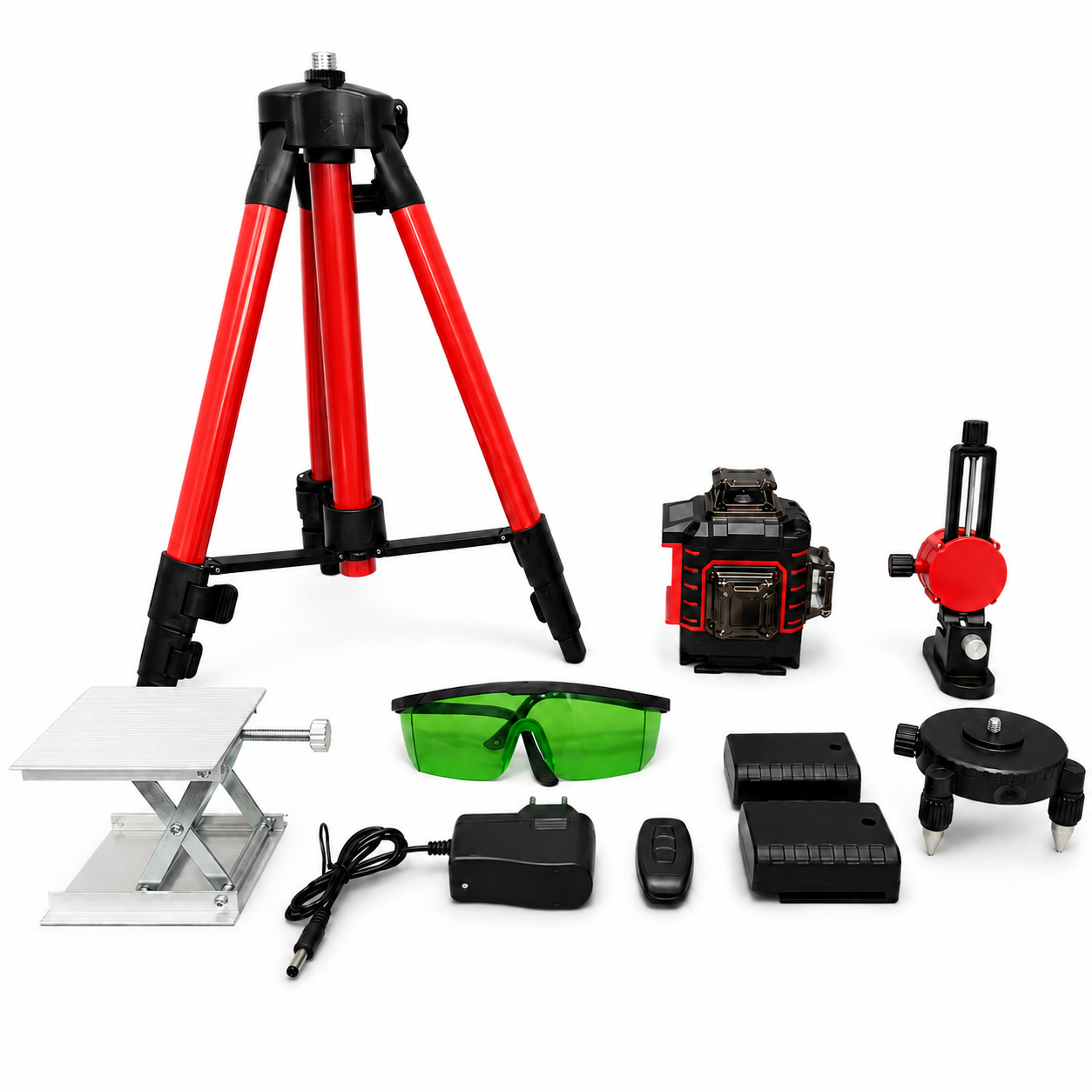 Profesionalni laserski nivelir M3 3D 360&deg; sa zelenim laserom i stalkom