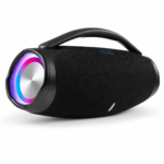 Crni Bluetooth zvučnik BOOMS BOX 3 sa RGB osvetljenjem i ručkom