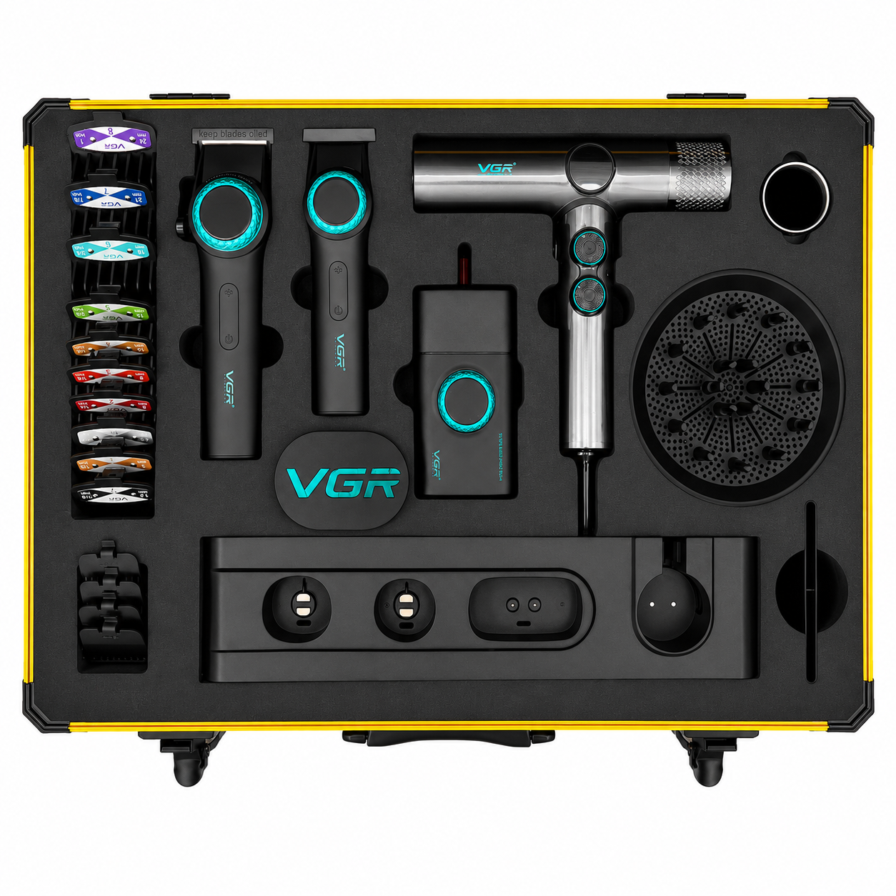 VGR Stepless Pro 4 u 1 profesionalni berberski set