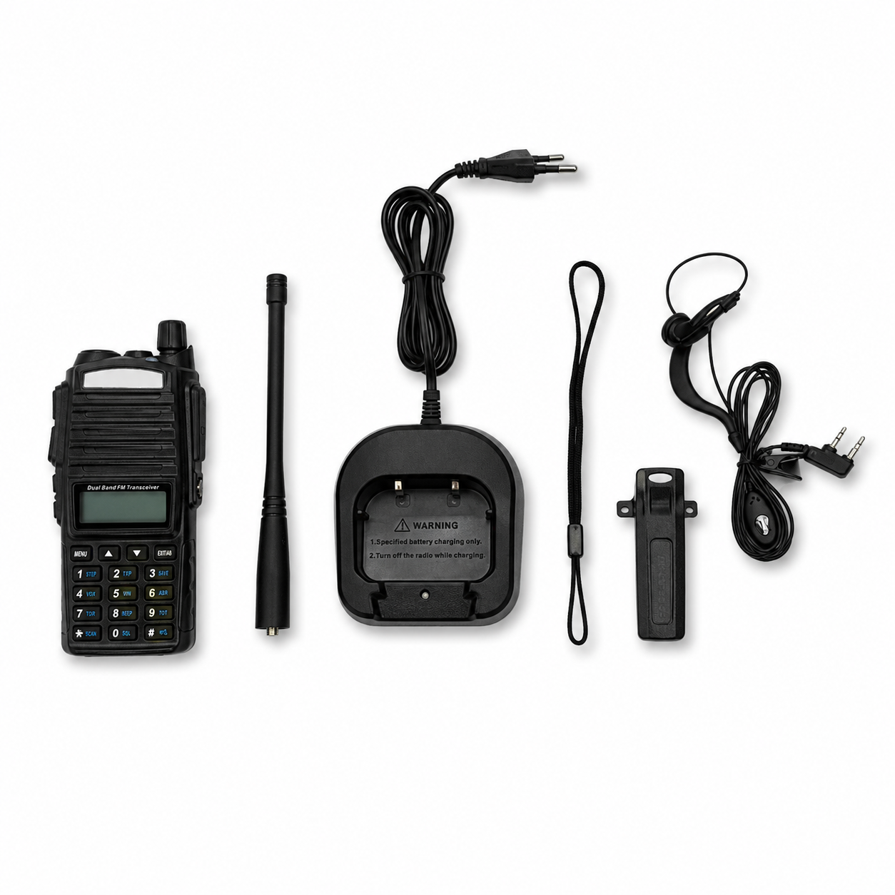 Radio stanica UV-82 Pro sa punjačem, slu&scaron;alicom i dual-band podr&scaron;kom