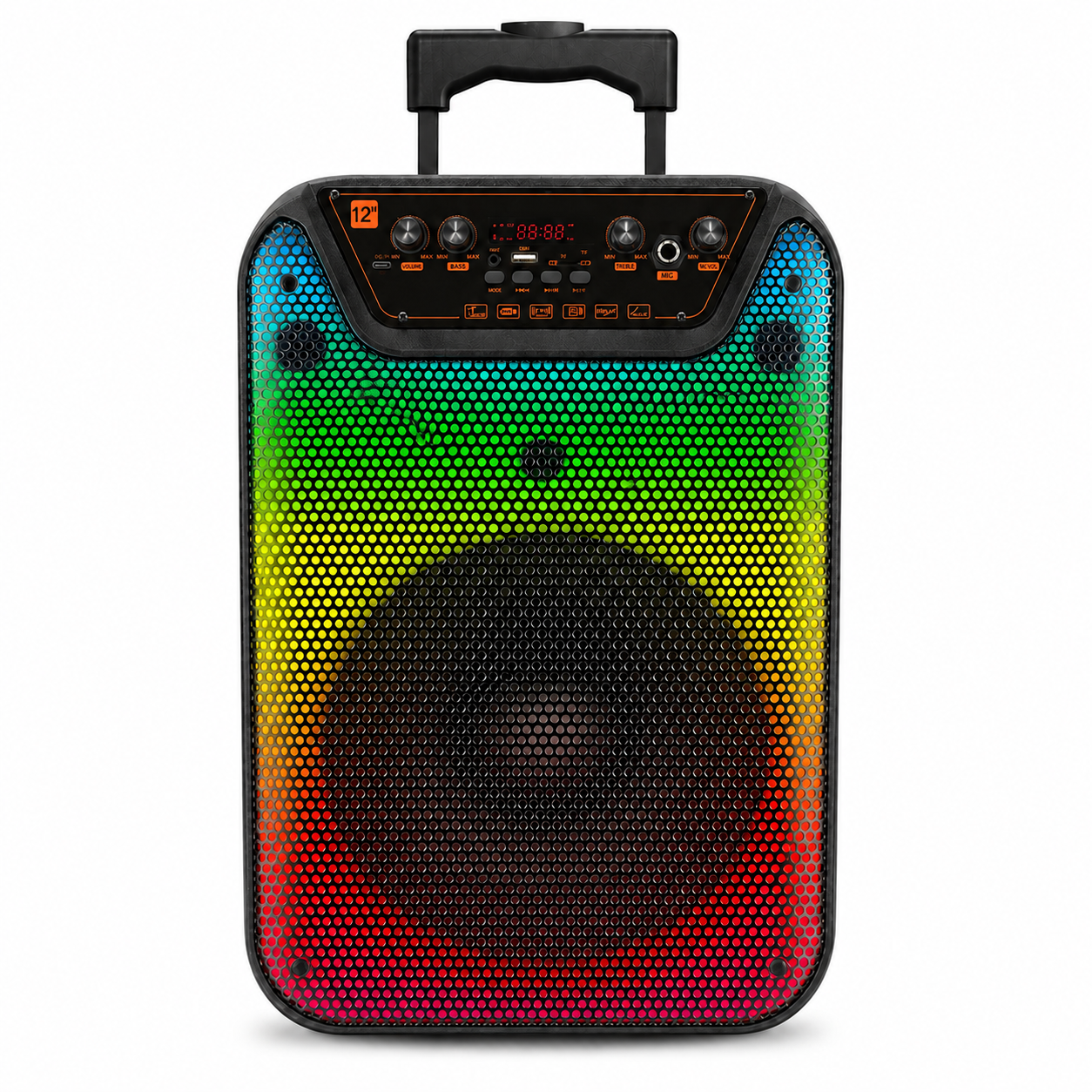 Bluetooth karaoke zvučnik GTS-1596 12" sa mikrofonom i RGB osvetljenjem